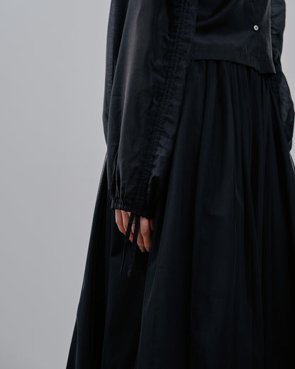 【Summer SALE!!】Sheer Shirt [603353] black(99)