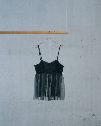 【SALE/50%0ff】Jacquard Bustier [603389] black