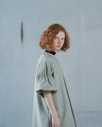 【SALE/50%0ff】Balloon Dress [603396] light khaki