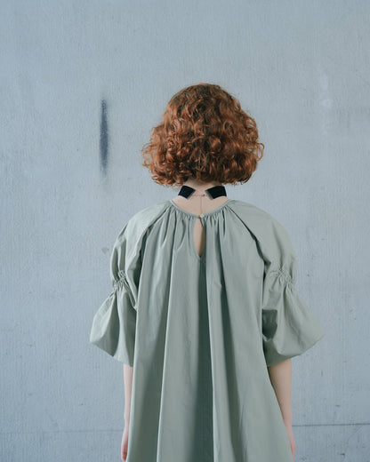 【SALE/50%0ff】Balloon Dress [603396] light khaki