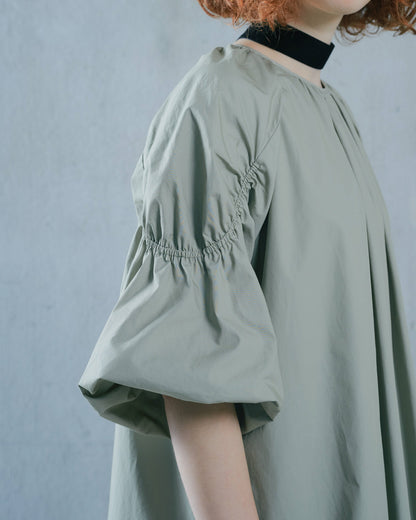 【SALE/50%0ff】Balloon Dress [603396] light khaki