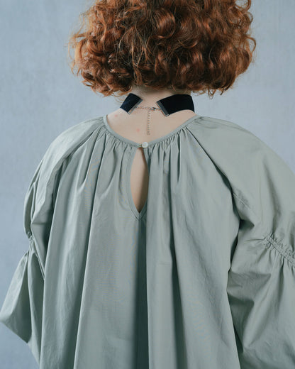 【SALE/50%0ff】Balloon Dress [603396] light khaki