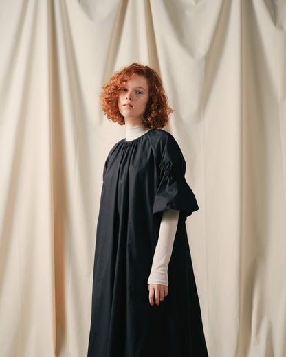 【SALE/50%0ff】Balloon Dress [603396] black