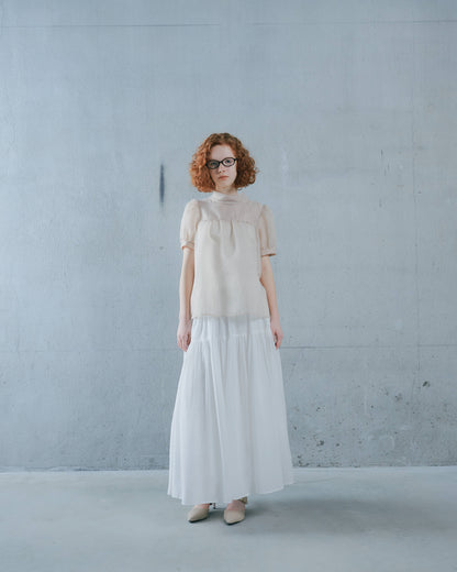 【SALE/50%0ff】Gather Tiered Skirt [603398] off