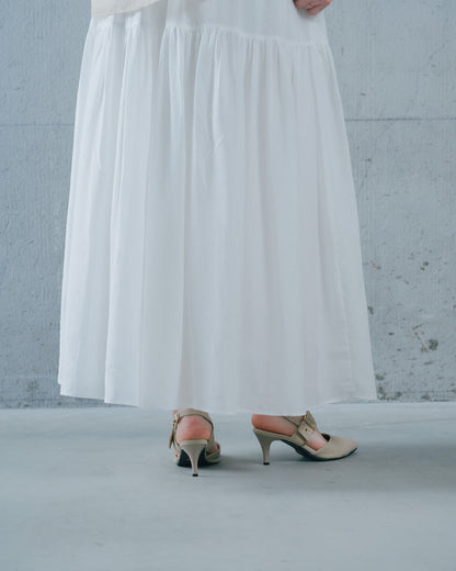 【SALE/50%0ff】Gather Tiered Skirt [603398] off