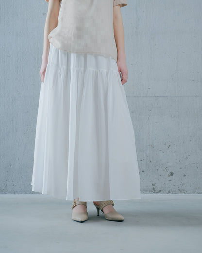 【SALE/50%0ff】Gather Tiered Skirt [603398] off