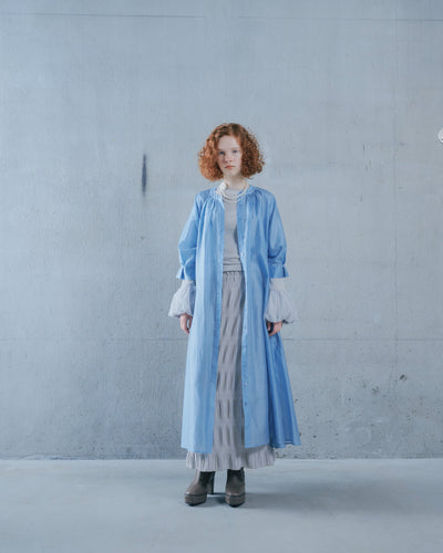 【SALE/50%0ff】Sleeve Tuck Dress [603397] blue