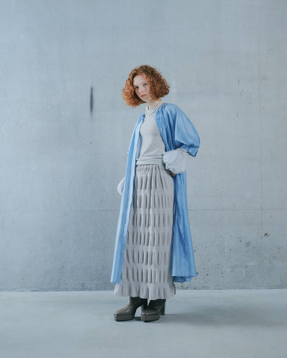 【SALE/50%0ff】Sleeve Tuck Dress [603397] blue