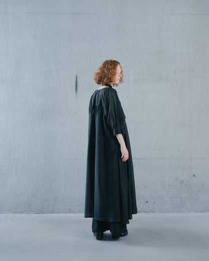 【SALE/50%0ff】Sleeve Tuck Dress [603397] black