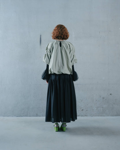 【SALE/50%0ff】Balloon Blouse [603395] light khaki