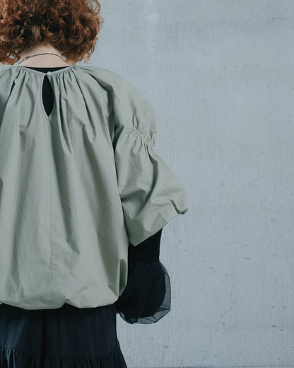 【SALE/50%0ff】Balloon Blouse [603395] light khaki