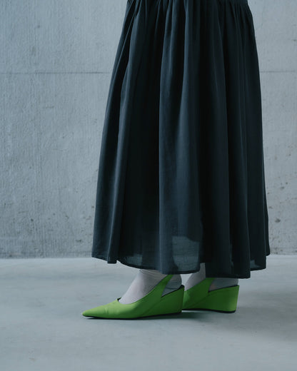 【SALE/50%0ff】Gather Tiered Skirt [603398] black