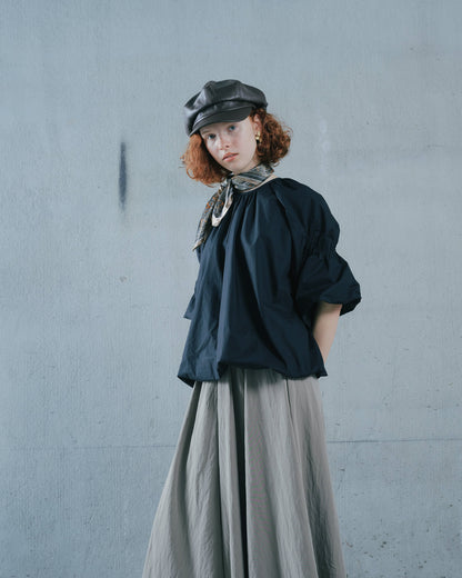 【SALE/50%0ff】Balloon Blouse [603395] black