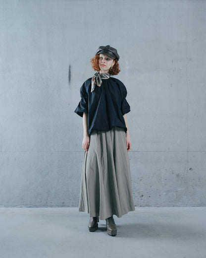 【SALE/50%0ff】Balloon Blouse [603395] black