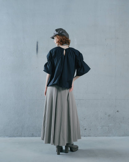 【SALE/50%0ff】Balloon Blouse [603395] black