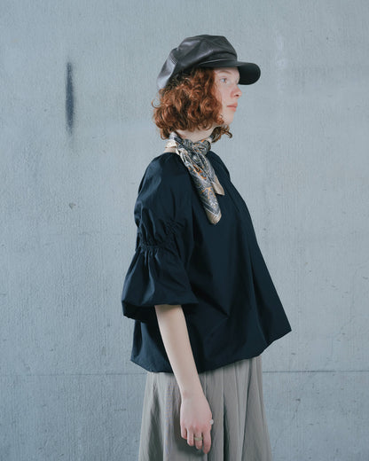 【SALE/50%0ff】Balloon Blouse [603395] black