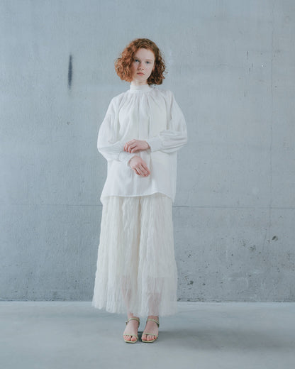 【SALE/50%0ff】2way Sheer Blouse [603391] off