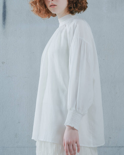【SALE/50%0ff】2way Sheer Blouse [603391] off