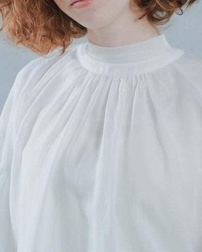【SALE/50%0ff】2way Sheer Blouse [603391] off