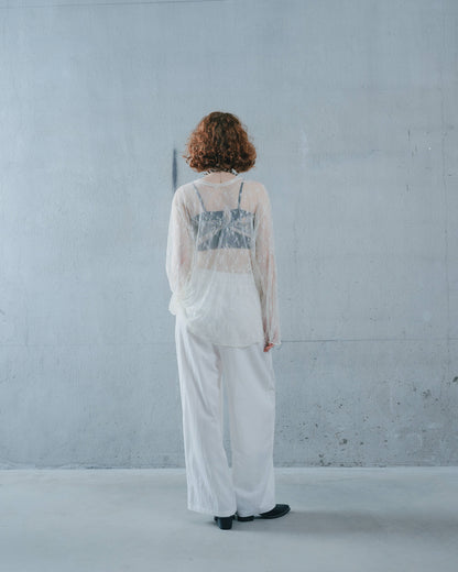 【SALE/50%0ff】Lace Tops [603368] ivory