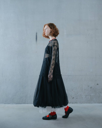 【SALE/50%0ff】Lace Tops [603368] black