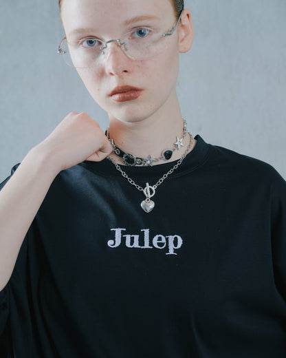 【SALE/50%0ff】Julep Logo T-Shirt [603350] black