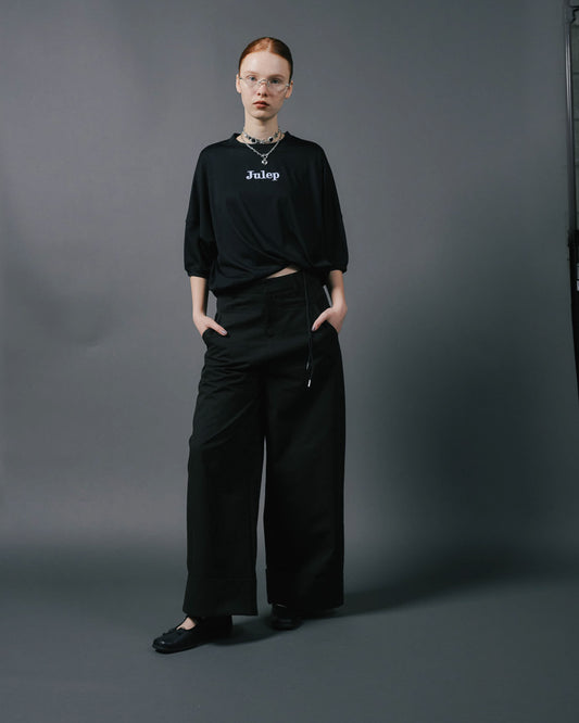 【SALE/50%0ff】Chino Wide Pants [603385] black