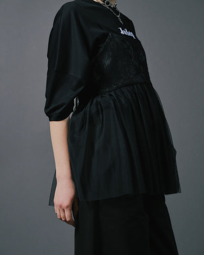 【SALE/50%0ff】Jacquard Bustier [603389] black