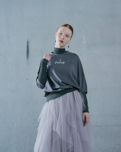 【SALE/50%0ff】Julep Logo T-Shirt [603350] grey