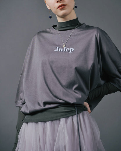 【SALE/50%0ff】Julep Logo T-Shirt [603350] grey