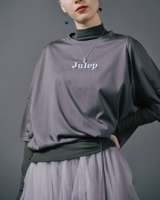【SALE/50%0ff】Julep Logo T-Shirt [603350] grey