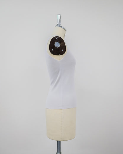 Knit Tank Tops [603410] grey(75)