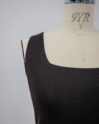 Knit Tank Tops [603410] brown(60)