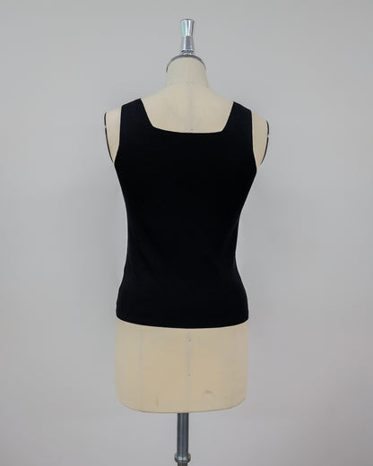 Knit Tank Tops [603410] black(99)