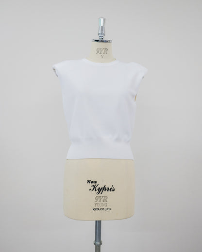 Shoulder Padd Kint Tops [603409] off(01)