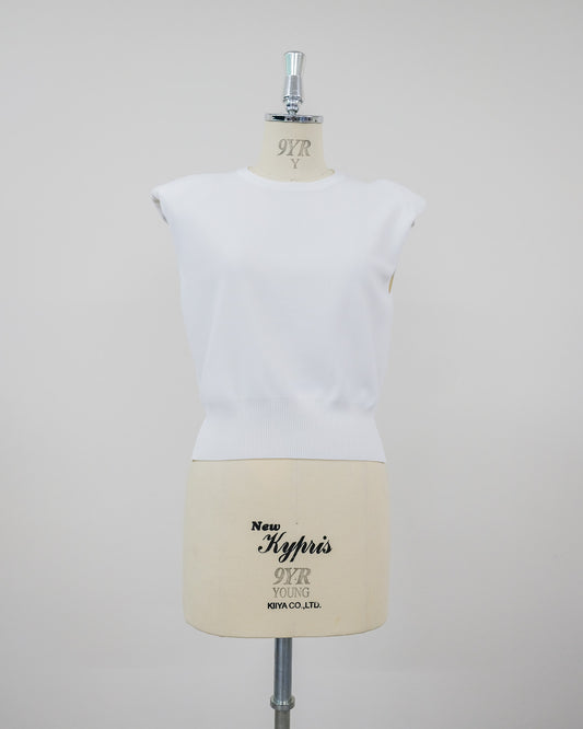 Shoulder Padd Kint Tops [603409] off(01)