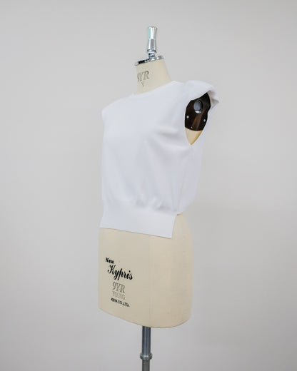 Shoulder Padd Kint Tops [603409] off(01)