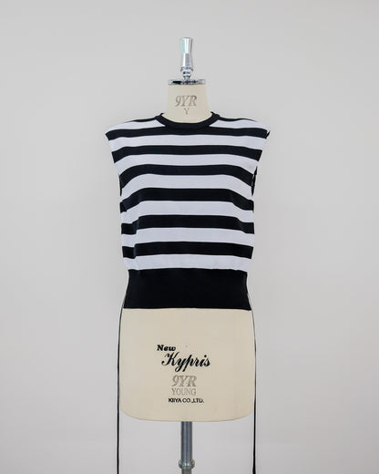 Shoulder Padd Kint Tops [603409] mix(96)