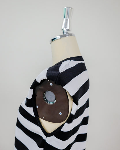 Shoulder Padd Kint Tops [603409] mix(96)