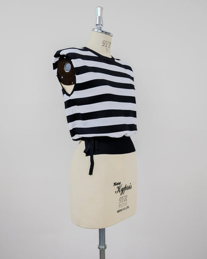 Shoulder Padd Kint Tops [603409] mix(96)