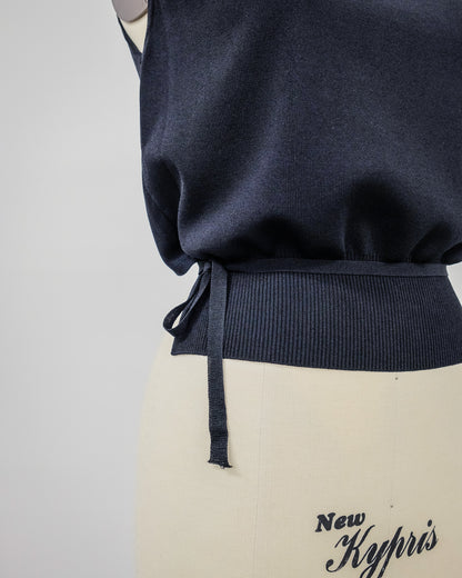 Shoulder Padd Kint Tops [603409] black(99)
