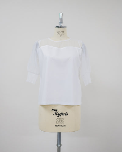 【SALE/50%0ff】Organdy T-Shirt [603394] off