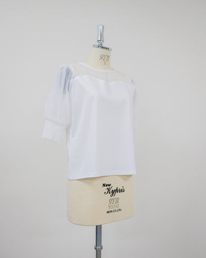 【SALE/50%0ff】Organdy T-Shirt [603394] off