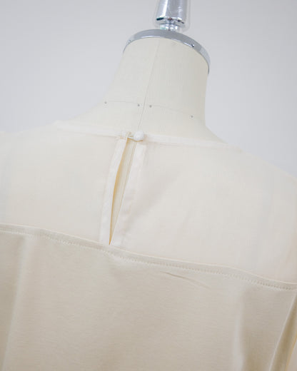 【SALE/50%0ff】Organdy T-Shirt [603394] light beige