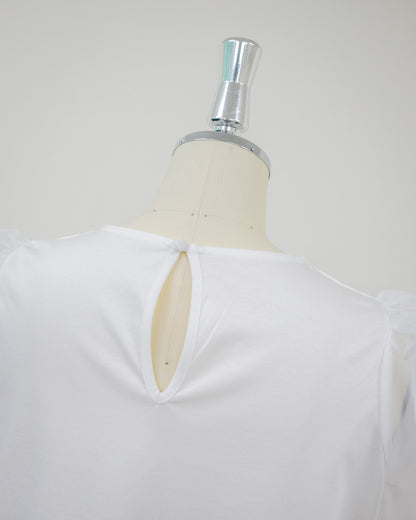 【Summer SALE!!】Balloon Sleeve T-Shirt [603393] off(01)
