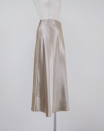 Satin Skirt [603415] m.beige (07)