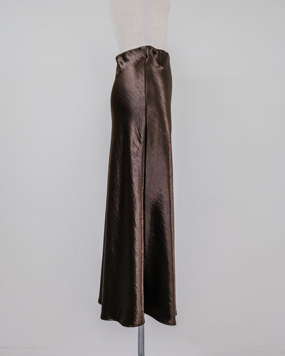 Satin Skirt [603415] brown(60)