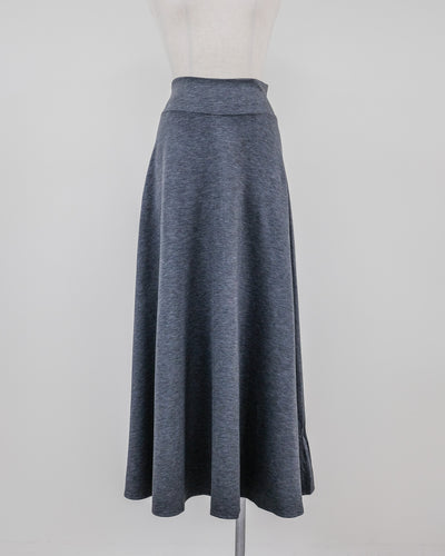 Cut and Sew Skirt [603417] charcoal (79)