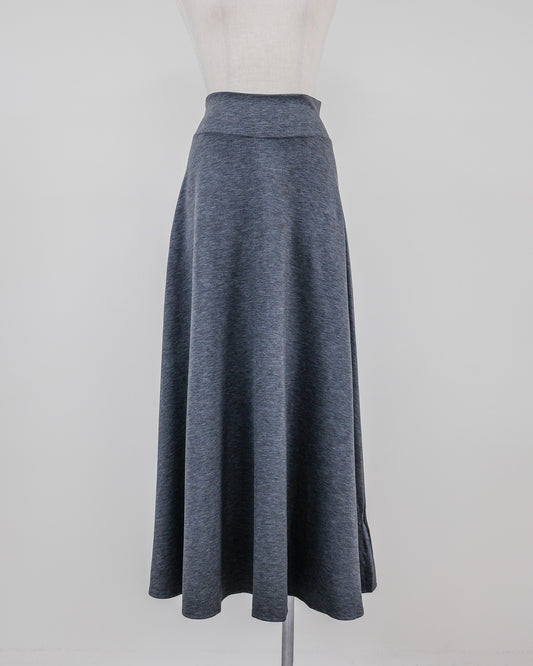 Cut and Sew Skirt [603417] charcoal (79)