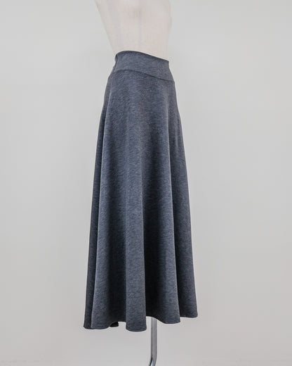 Cut and Sew Skirt [603417] charcoal (79)